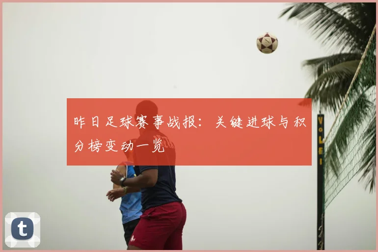 昨日足球赛事战报:关键进球与积分榜变动一览